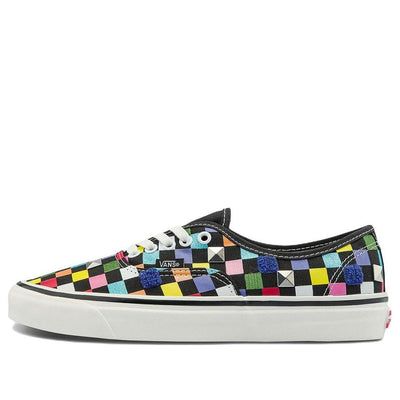 Vans Unisex Authentic 44 DX Sneakers Black VN0A5KX4AWC (SNKR/Skate/Casual/Multicolor) Multicolor Skate Shoes With Rubber Waffle Outsoles For Streetwear, Multicolor Sporty Sneakers For Skateboarding, Sporty Multicolor Sneakers For Skateboarding, Urban Multicolor Skate Shoes For Skateboarding, Multicolor Sporty Skate Shoes, Multicolor Sporty Skate Shoes For Skateboarding, Multicolor Low-top Studded Sneakers, Multicolor Studded Low-top Sneakers, Vans Multicolor Skate Shoes For Streetwear