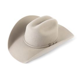 Specialist 4X Silverbelly Hat Adjustable Fit Brimmed Felt Hat For Rodeo, Fitted Felt Hat With Curved Brim For Rodeo, Country Style Fur Felt Hat Bands, Country Style Fur Felt Hat, Custom Fitted Hat With Flat Crown, Adjustable Fit Short Brim Felt Hat For Rodeo, Custom Adjustable Fedora For Formal Occasions, Western Style Adjustable Fit Felt Hat With Short Brim, Adjustable Fedora For Formal Occasions