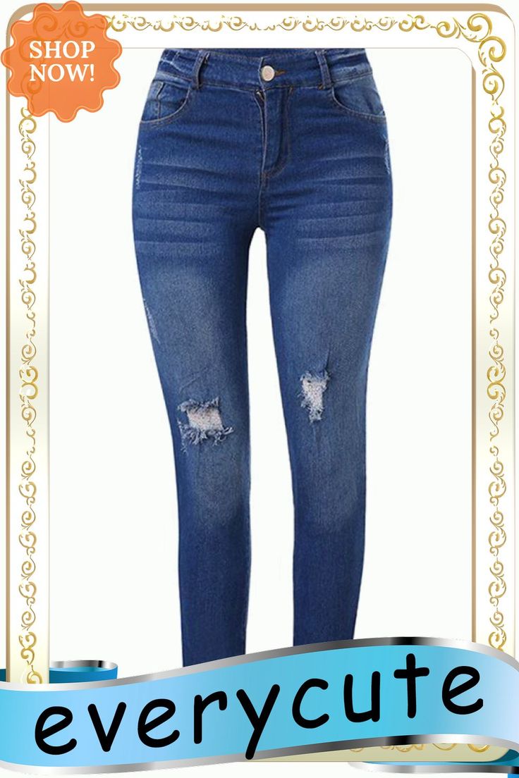 Plus Size Denim Distressed Pants Stretch Ripped Straight Leg Pants, Trendy Stretch Distressed Cropped Jeans, Ripped Stretch Jeggings For Fall, Trendy Stretch Ripped Cropped Jeans, Spring Distressed Stretch Pants, Casual Straight Leg Jeggings With Frayed Hem, Trendy Ripped Stretch Cropped Jeans, Distressed Stretch Straight Leg Pants, Ripped Medium Wash Pants For Fall