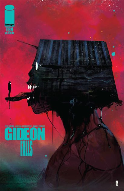 the cover to gibson falls's album, which features an image of a man standing on