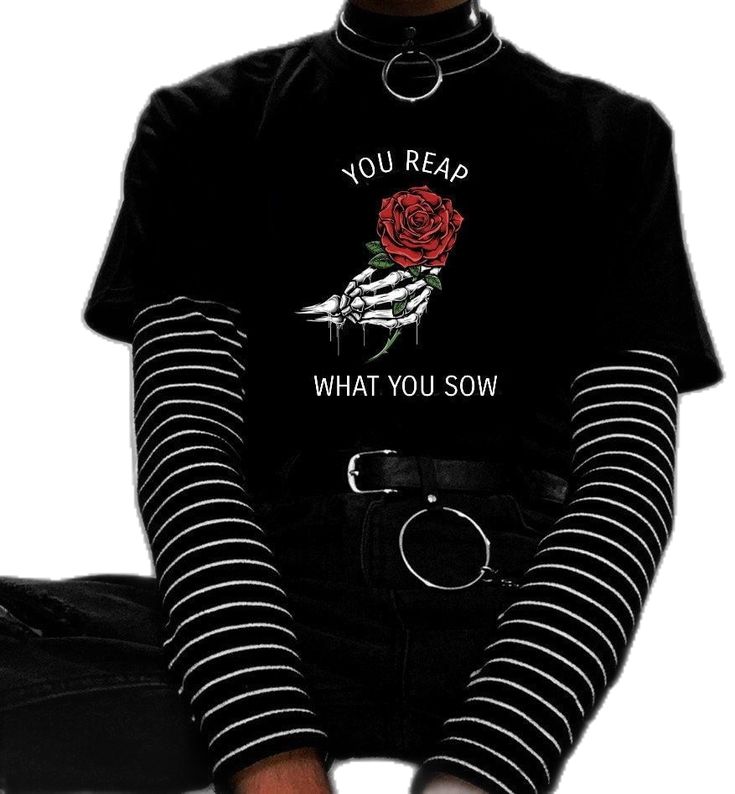 Emo Style Long Sleeve T-shirt, Emo Long Sleeve T-shirt For Alternative Fashion, Gothic Graphic Print Top For Concert, Black Emo T-shirt For Fall, Gothic Graphic Print Tops For Streetwear, Emo Crew Neck Top For Concerts, Gothic Letter Print Tops For Alternative Fashion, Black Gothic T-shirt For Fall, Gothic Crew Neck Top With Letter Print