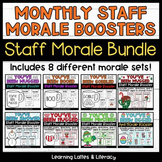 the months and months bundle for middle school students