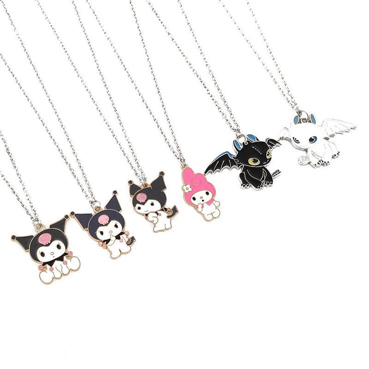 Cartoon Pendant Necklace Add a touch of cuteness to your outfit with our Cartoon Pendant Necklace. Featuring a charming cartoon pendant, this necklace is sure to bring a smile to your face. Perfect for everyday wear or special occasions, it will make a lovely addition to your jewelry collection. Cute Nickel-free Charm Necklace For Friendship, Cute Black Jewelry With Charms, Kawaii Charms Jewelry For Gift, Kawaii Metal Jewelry For Gifts, Cute Nickel-free Metal Charm Necklace, Cute Nickel-free Metal Charm Necklaces, White Kawaii Charm Necklace For Gift, Cute Metal Charm Necklace Nickel Free, Cute Metal Pendant Charm Necklace