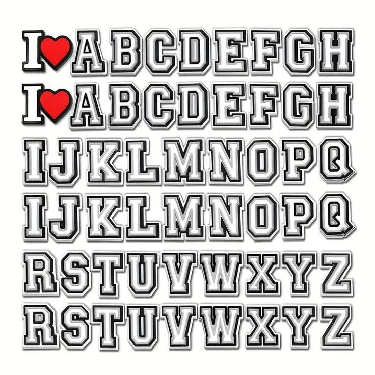 Choose any letter or number combination to make a statement. Add your own unique style to your favorite pair of crocs! ~ high-quality PVC material ~ waterproof ~ durable; not easy to break ~ non-toxic *NOT A TOY: Not Intended for Children Under 3 Years of Age - choking hazard ⚠️ Double Letters, Alphabet Charms, Hey Friend, Embellished Shoes, Heart Symbol, Croc Charms, Charm Pack, Decorated Shoes, Letter Charms