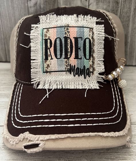 Please see ALL pictures before ordering, and read the full description. Thank you so much This is such a fun, great looking cap! 100% Cotton Unstructured soft crown, low fitting Distressed trim visor, heavy stitching Adjustable velcro closure One size fits most Rodeo Baseball Cap With Curved Bill, Curved Bill Baseball Cap For Rodeo, Vintage Adjustable Baseball Cap For Rodeo, Hats With Patches, Curved Brim, One Size Fits Most, Trendy Baseball Cap With Patches And Curved Brim, Adjustable Snapback Hats With Patches, One Size Snapback Hats With Patches, Trucker Cap With Letter Patch, Retro Baseball Cap With Patches