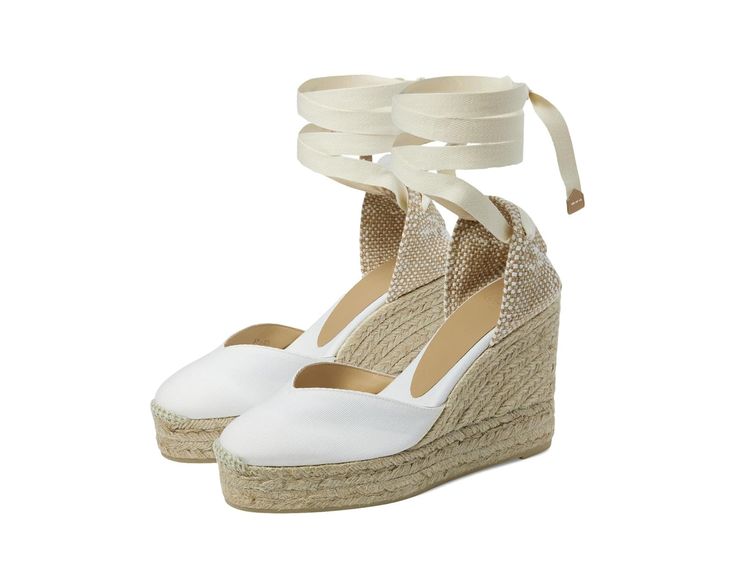 Women's CASTANER Chiara 80 | Zappos.com Chic Shoes, Pastel Yellow, Flat Shoes, Product Reviews, Soft Leather, Shoes Flats, Espadrilles, Shoes Sandals, Heel Height