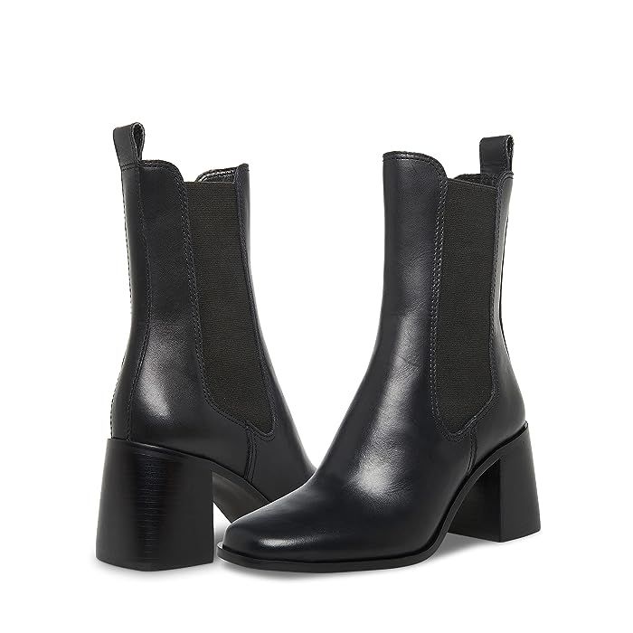 Steve Madden Argent Bootie | Zappos.com Steve Madden Patent Leather Booties, Chic Boots With Removable Insole And Round Toe, Ankle Boots With Heel Tab For Work, Workwear Ankle Boots With Heel Tab, Modern Boots With Reinforced Heel For Fall, Winter Ankle Boots With Removable Insole, Casual Boots With Heel Pull Tab For Workwear, Modern Medium Width Winter Boots, Chic Chelsea Boots With Reinforced Heel And High Ankle