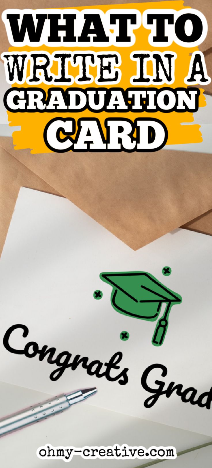 what to write in a graduation card