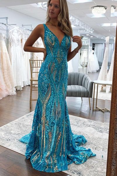 Prom Dresses Multicolor, Under The Sea Prom Theme Dresses, Light Teal Prom Dresses, 2024 Prom Dresses, Deep Blue Prom Dress, Unique Prom Dresses 2024, Prom Dresses Turquoise, Western Prom Dresses, Aqua Prom Dress