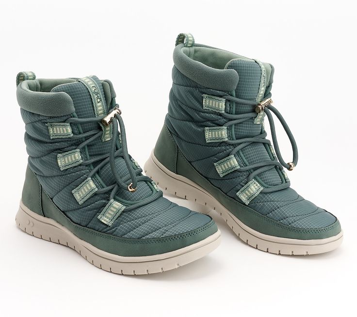 Be prepared for any outdoor adventure (even in wicked winter weather!) with these water-repellant nylon boots. From Ryka. Winter Weather, Be Prepared, Outdoor Adventure, Winter Boots, Forest Green, Repellent, Water Repellent, Fashion Shoes, Wicked