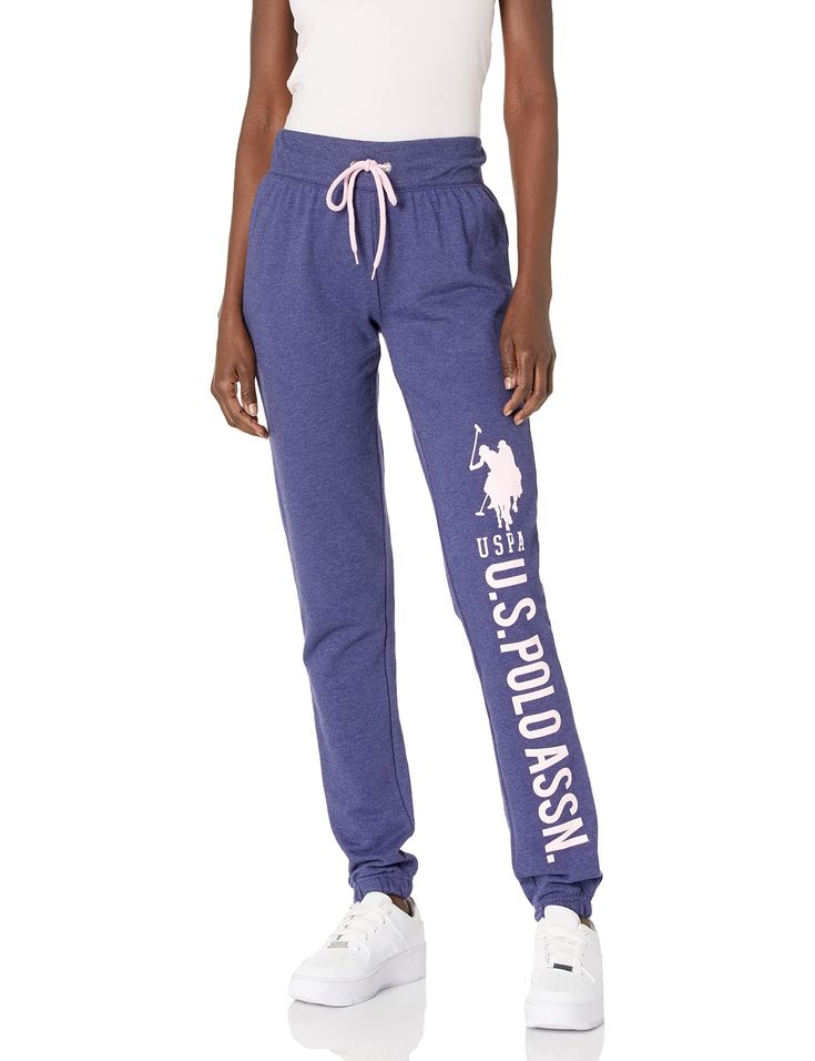 PRICES MAY VARY. Order Up for the Best Fit: These Lounge Pants for Women run small, we recommend ordering one size up from your normal size. Please refer to the U.S. Polo Assn. size chart in the images for exact measurements Classic, Comfy Sweats: Ladies sweatpants feature a soft and breathable French terry knit fabrication and classic design. Sweat pants have a mid rise, slouchy, relaxed fit, and tapered leg that ends in a gathered, elastic cuff Adjustable, Comfy Waistband: Elasticized, ribbed Womens Joggers, Boyfriend Sweatpants, Sweatpants For Women, Womens Pjs, Comfy Sweats, Lounge Outfit, Womens Pajamas Pants, Cotton Sweatpants, Joggers Womens