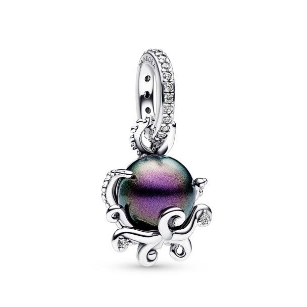 Ursula Dangle Charm by Pandora – The Little Mermaid | Disney Store The Little Mermaid Ursula, Pandora Pearl, Pandora Star, Pandora Original, Pandora Charms Disney, Disney The Little Mermaid, Charms Pandora, Mermaid Disney, Pandora Disney