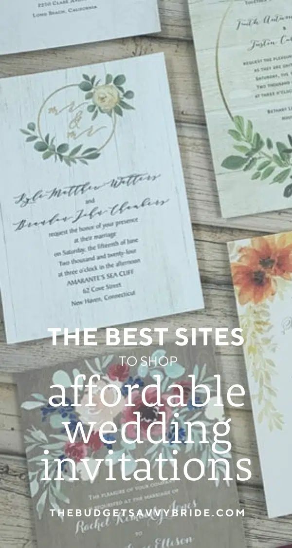 the best sites to shop for wedding stationery