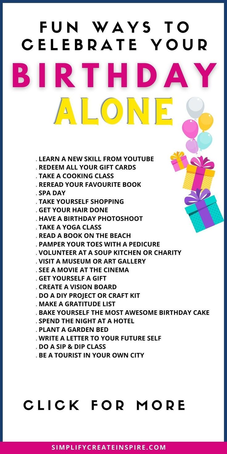 Fun things to do on your birthday. Birthday celebration ideas. Things to do on birthday. What to do on your birthday. Solo birthday activities. Birthday ideas with friends. Things To Do With Friends On Birthday, Birthday Month Celebration Ideas, Birthday Solo Date Ideas, What To Do On Birthday Alone, Birthday Self Care Ideas, Birthday Celebration Ideas With Friends, Birthday Content Idea, Solo Birthday Celebration Ideas, Things To Do On Your Birthday With Friends