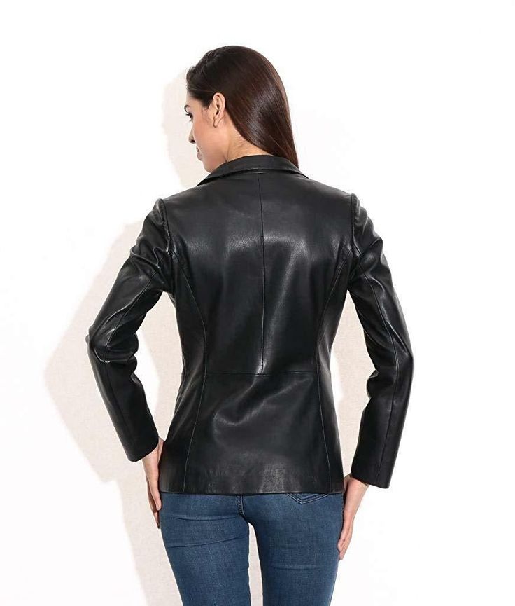 Why buy with us:- we use top quality leather only. we provide 100% satisfaction. Lowest price guarantee. We offer free shipping. we accept return and provide a full refund in some cases. We get your order started just after purchase to ensure it gets shipped within 5 to 7 days. we hope you enjoy visiting our store and pleased with every purchase you make! Package Includes : 1 Leather Coat only Term & Conditions:- There might be a Slight Variation in Color due to Photography / Light effects o Elegant Fitted Leather Jacket, Fitted Elegant Leather Jacket, Elegant Leather Biker Jacket For Winter, Leather Biker Jacket For Office, Leather Biker Jacket With Long Sleeves For Office, Fitted Leather Jacket With Lapel Collar For Fall, Leather Biker Jacket For Business, Elegant Formal Biker Jacket, Elegant Fitted Biker Jacket