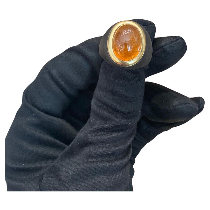 Beautifully Hand Crafted 18k Solid Yellow Gold & Wood, Amber Ring. The Ring Contains Wood As Well As Seen In The Photos. Approximately 5.0 Carats Amber. Approximately 12.0 Grams of Gold. Incredible Craftsmanship, Very Well Made. Beautiful Color Contrast With The Amber & The Gold. Comfortable Fit On The Hand. Deep Orange Color Amber. Amber Ring, Gold Wood, Domed Ring, Orange Color, Amber, Contrasting Colors, Beautiful Colors, Statement Rings, 18k Gold