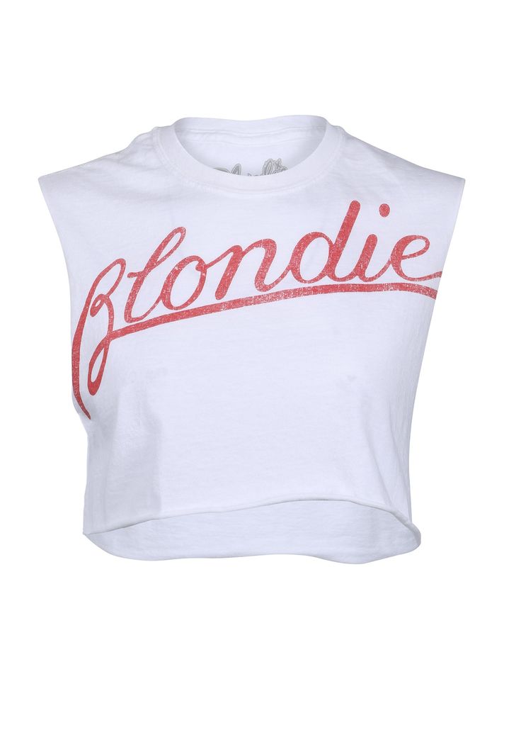 Blondie cropped Band t-shirt Rock T Shirts, Cropped Tee, Cropped T Shirt, Vintage Vibe, White Crop, Classic American, What It Takes, You Call, Crop Tshirt