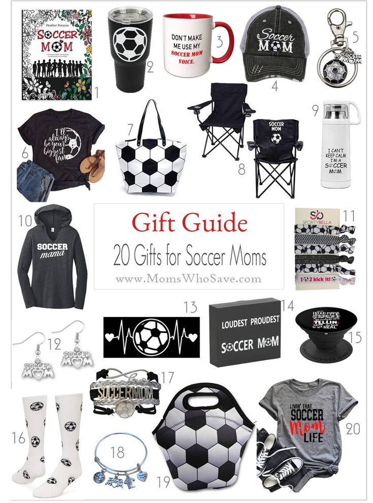 the ultimate holiday gift guide for soccer moms from sugar and cloth, includes gifts that include