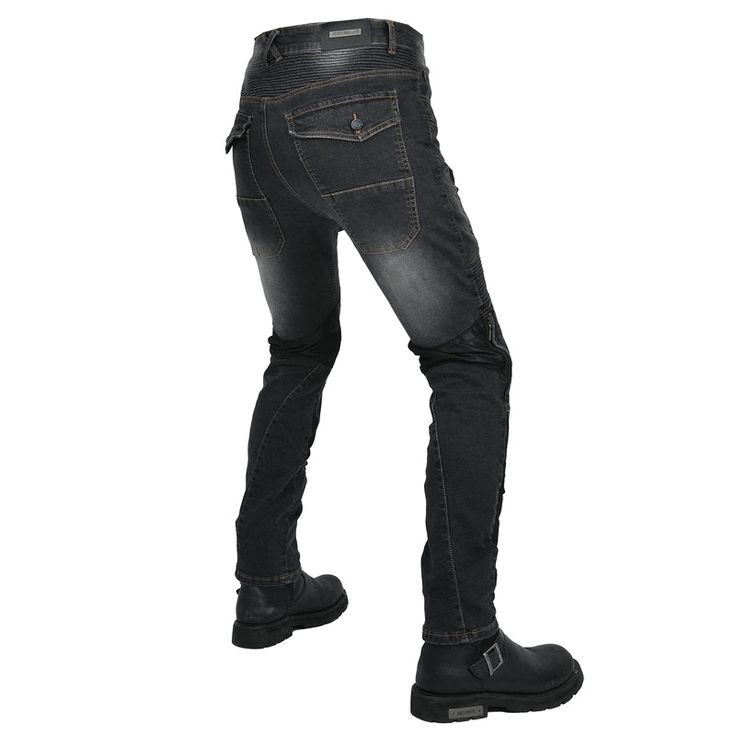 Upgrade your biker style with our Retro Motorcycle Meshed Off-Road Racing Jeans. Made with high-quality meshed fabric, these jeans offer maximum breathability and comfort while providing a slim fit style. Perfect for your all-season rides, these jeans are a must-have for any motorcycle enthusiast. CE Certified Knee Hip Protective Pads ⇨ The knee and hip pads are detachable and easy to mount. Insert them into their special pockets for added protection on the road. Reinforced Stitching ⇨ The pants feature reinforced stitching in critical areas to strengthen the connected parts. Knee and Lower Back Stretchable Pleats ⇨ The pleats on the lower back and on the knee contribute to the jeans’ stretchiness. Pursue that active lifestyle! Don’t let your pants restrict you from the things you want to Leather Motorcycle Gloves, Motorcycle Jeans, Denim Vests, Hip Pads, Motorcycle Pants, Motorcycle Vest, Retro Motorcycle, Open Face Helmets, Motorcycle Leather