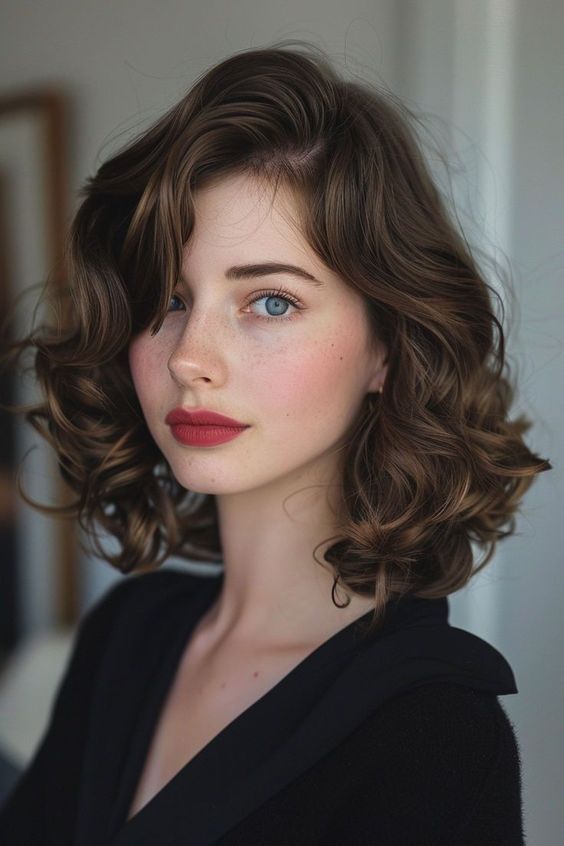 Classic Mid Length Haircuts, Different Women Haircuts, The Most Beautiful Model, Hair Lines Women, Short Haircuts Layers, Haircut Ideas Medium Hair, Straight Long Hairstyles Ideas, Korean Women Hairstyle, Very Long Wavy Hair