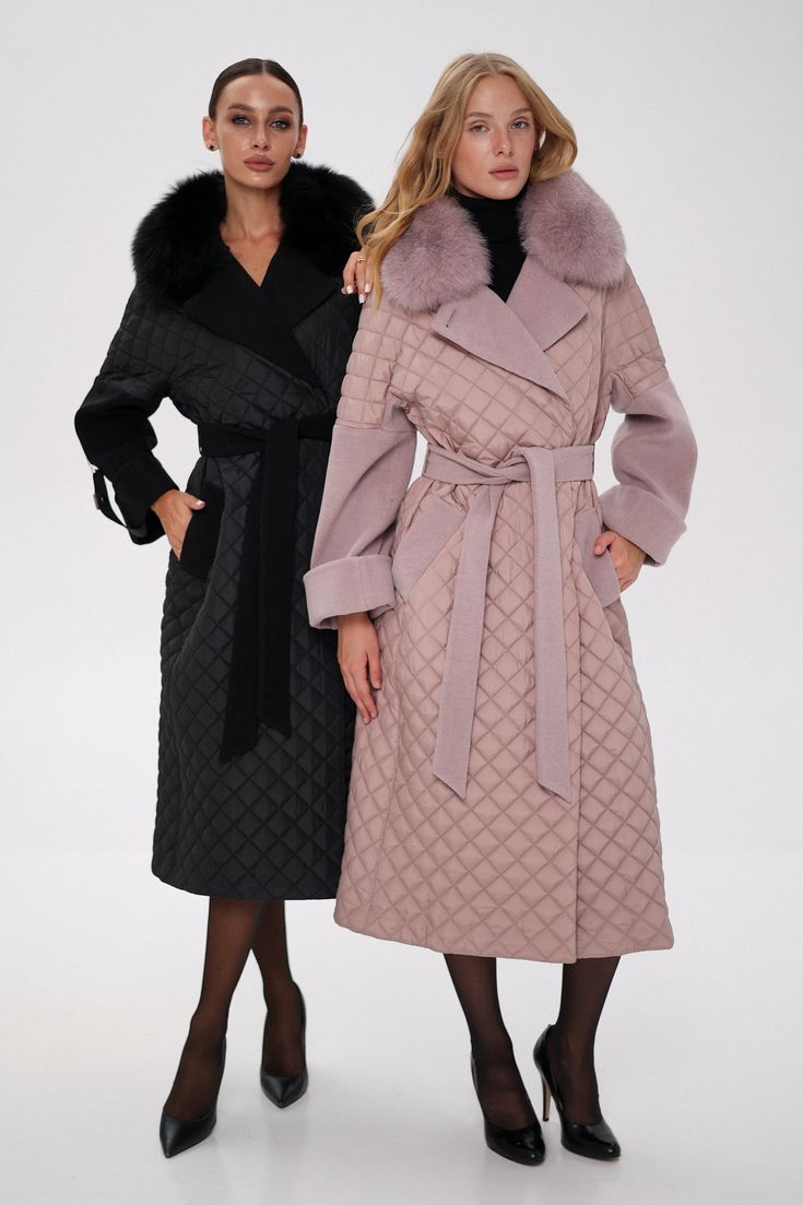 Description: Indulge in luxury with our elegant Fusion Coat. Made with a combination of 2 fabrics and adorned with genuine Polar fox trim, this coat will elevate any winter look. Stay warm and stylish while making a statement among the fashion elite. Product Details: Outer Fabric First: 64% Cashmere, 33% Wool, 3% Elastane Second Fabric Back: Nylon Fur trim: genuine Polar fox fur (dyed) Detachable fur Lined for comfort Length: 46.1 inch/117 cm Notch collar Side pockets Sleeve type length: 7/8 Rem Fur Trim Coat, Notch Collar, Winter Looks, Fox Fur, Fur Trim, Sleeve Type, Stay Warm, The Fashion, The Help