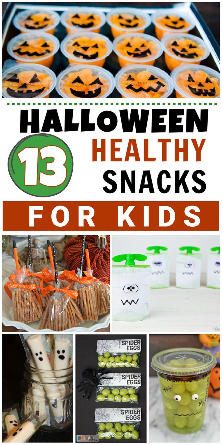 halloween healthy snacks for kids to make