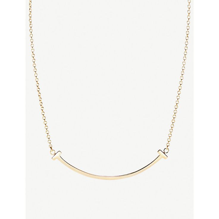 Find TIFFANY & CO. Tiffany T Smile 18ct Yellow-gold Necklace on Editorialist. Tiffany & Co 18ct yellow-gold necklaceMaterials:18ct yellow-goldProduct details:Lobster clasp fasteningSmile pendantAdjustable length 16-18” Yellow Gold Recycled Jewelry With Clavicle Chain, Yellow Gold Jewelry With Clavicle Chain In Recycled Gold, Yellow Gold Clavicle Chain Jewelry In Recycled Gold, Elegant Sterling Silver Yellow Gold Bar Necklace, Elegant Sterling Silver Bar Necklace In Yellow Gold, 14k Yellow Gold Necklace With Clavicle Chain, Elegant Yellow Gold Sterling Silver Bar Necklace, 14k Yellow Gold Clavicle Chain Necklace, Minimalist Polished Yellow Gold Diamond Necklace