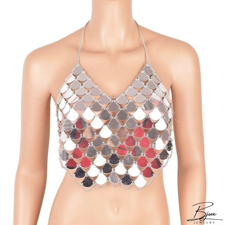 Bjux - Cuerpo cadena sexy collar erótico resina lentejuelas cadena de metal cadena de pecho Chest Chain, Necklace Resin, Geometric Type, Jewelry Chest, Plastic Resin, Geometric Jewelry, Metal Chain, Chain Styles, Body Jewelry