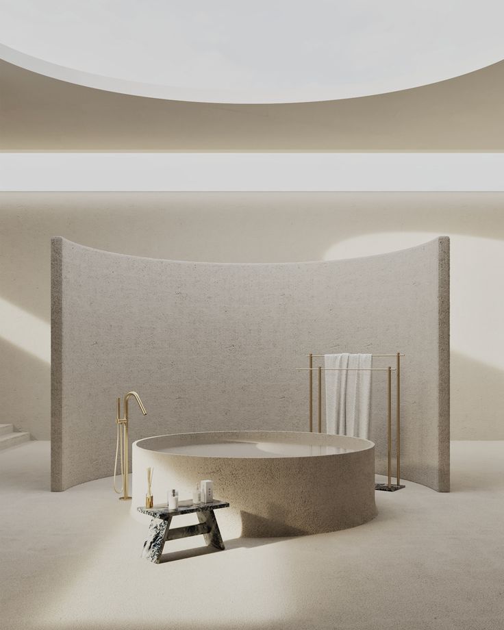 a large white bath tub sitting in a bathroom