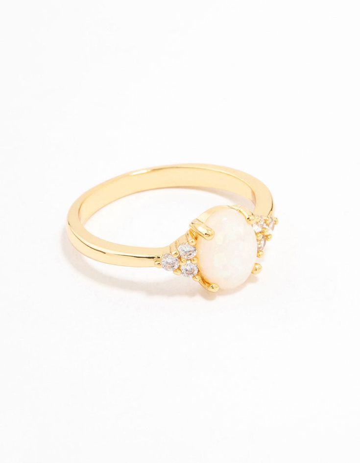 For a luxe addition to your stack, style our collection of real gold plated cocktail rings. Perfect for styling on special occasions, or in your everyday stack! This dainty ring is plated with real gold and features an engagement-style design for a touch of elegance. Material: gold plated Dimensions: Diameter 17mm x Band Width 2mm Weight: 4.2g | Lovisa Gold Plated Mystical Oval Ring, Size: XS/S Engagement Style, Oval Ring, Oval Rings, Dainty Ring, Real Gold, Cocktail Rings, Style Design, Fashion Rings, Gold Plate