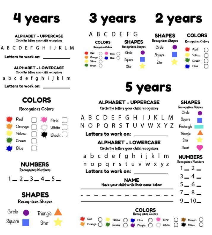 the alphabet and numbers for each letter are numbered in different colors, shapes, and sizes