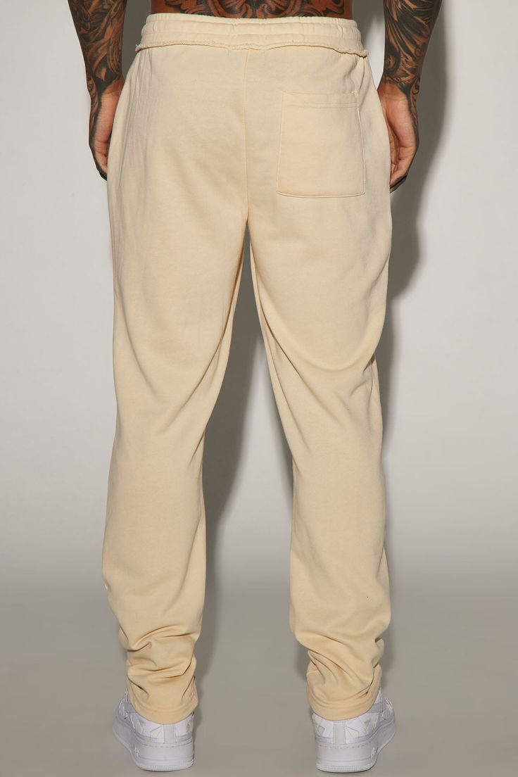 Available In Cream. Elastic Waistband Drawstring Back Pocket Side Hand Pockets Pair With "I Like How It Looks Short Sleeve Tee" 60% Cotton 40% Polyester Imported | Mens I Like How It Looks Terry Pants in Cream size Medium by Fashion Nova Cream Fashion, Mens Fleece, Fashion Nova, Short Sleeve Tee, Size Medium, Elastic, Cream, Pants, Trousers