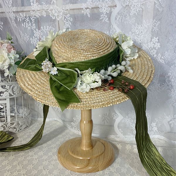 This price is for a straw hat only. 19 Century Hats, 18th Century Hats Women, Edwardian Womens Hat, Luxury Mini Hats For Garden Party, Luxury Whimsical Mini Hats For Garden Party, Whimsical Luxury Mini Hats For Garden Parties, 1914 Womens Hats, Luxury Adjustable Straw Hat For Garden Party, Luxury Straw Hat For Garden Party