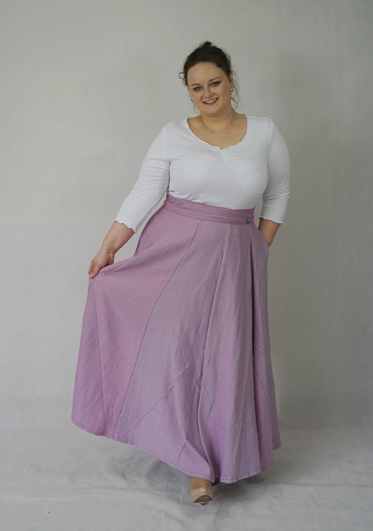 This unique skirt is perfect for all colder seasons. It can be tied high on the waist and loosely on the hips. Made of gussets, tied at the waist adjusts to the figure. The cotton is chunky and organic. The idea for this skirt was born out of a love of fashion and upcycling. It is made of LennyLamb production ends. LennyLamb fabrics are woven into baby wraps and slings. We believe in the zero waste principle and we created this skirt with its use. The skirt is wrapped around the waist, perfectly Spring Relaxed Skirt With Waistband, Asymmetrical Tie Waist Flowy Skirt, Asymmetrical Flowy Skirt With Tie Waist, Flowy Asymmetrical Skirt With Tie Waist, Asymmetrical Tie Waist Relaxed Skirt, Asymmetrical Relaxed Skirt With Tie Waist, Relaxed Midi Skirt With Wide Waistband, Relaxed Fit Midi Skirt With Wide Waistband, Purple Relaxed Flared Skirt