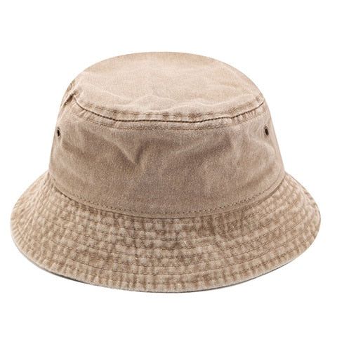 The Bricks Vintage Denim Bucket Hat from Effentii is the perfect stylish addition to every day out. Made with soft cotton, this men's hat will shield you from the sun and elements with comfort, and a casual urban flair that is sure to impress. Available in a variety of stylish vintage denim tones, this hat is the perfect casual companion. The premium-quality cotton and clean durable stitching means this hat will stand the test of time - so check out this casual wear essential, and order yours to Casual Cotton Sun Hat With Flat Brim, Casual Wide-brim Cotton Sun Hat, Casual Cotton Wide Brim Sun Hat, Basic Solid Color Hats For Spring, Casual Adjustable Brimmed Bucket Hat, Casual Brimmed Canvas Bucket Hat, Adjustable Basic Hats For Spring, Casual Solid Bucket Hat For Spring, Basic Solid Summer Hats