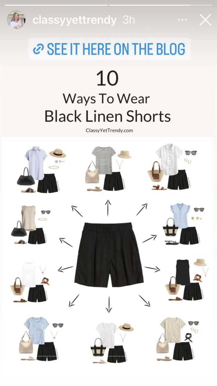 Black Chino Shorts Outfit Women, Black Tailored Shorts Outfit, Black Linen Shorts Outfit, Amber Outfit, Chino Shorts Outfit, Grey Shorts Outfit, Khaki Shorts Outfit, Linen Shorts Outfit, Loose Shorts Outfit