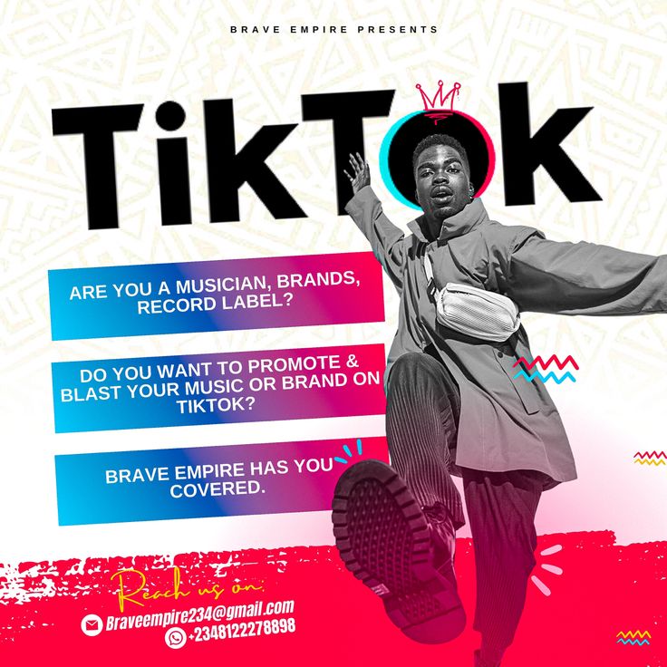 an advertisement for tiktok featuring a man in a suit and sneakers with his arms outstretched