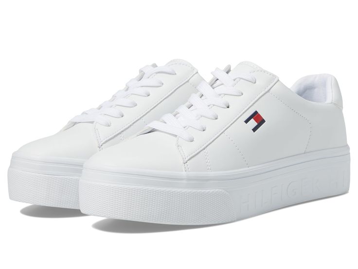 PRICES MAY VARY. The Bueri Hi Wall sneakers will add a touch of sporty glamour to almost any look. Set on a platform sole, this sneaker is a sleek addition to your wardrobe. Est. 1985, Tommy Hilfiger is a leading lifestyle brand celebrating the essence of American style. Round Toe Lace up Closure Imported Tomi Hilfiger, Tommy Hilfiger Shoes Women, Business Casual Shoes, Tommy Hilfiger Shoes, Tommy Hilfiger Women, Shoes White, Fashion Sneakers, Lifestyle Brand, Lace Up Shoes