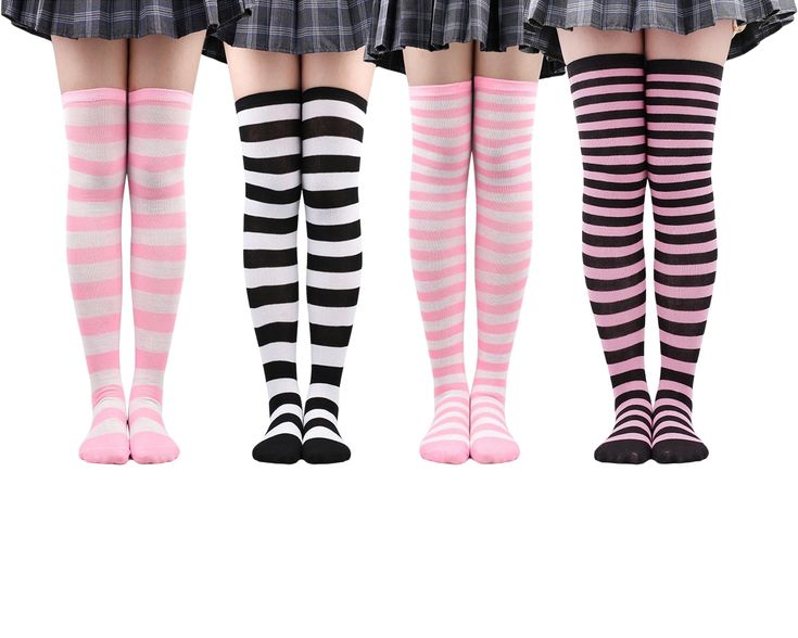 PRICES MAY VARY. 【Holiday Festival】Great for XMAX, New Year, & All Saints' Day. Fashion retro socks with pin and wide stripes 【Material】Premium material, cotton. Soft, breathable, anti-odor and wear resistant with pretty good thickness and compression 【Size& Package】One size fits most. US women size 5-9. Colors meet all needs 【Clothing】Wear alone or match with leggings. Perfect stockings for four seasons 【Perfect Gift】Retro classical design. Socks gift show care and love. More beauty socks see C Retro Socks, Striped Thigh High Socks, Knee High Stockings, Socks Gift, Classical Design, Thigh High Socks, Wide Stripes, Vintage Boots, Calf Socks