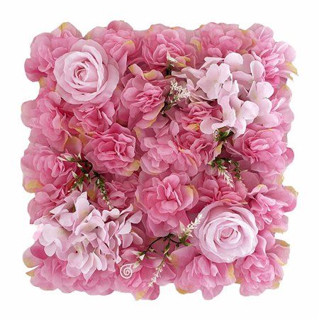 pink flowers are arranged in the shape of a square