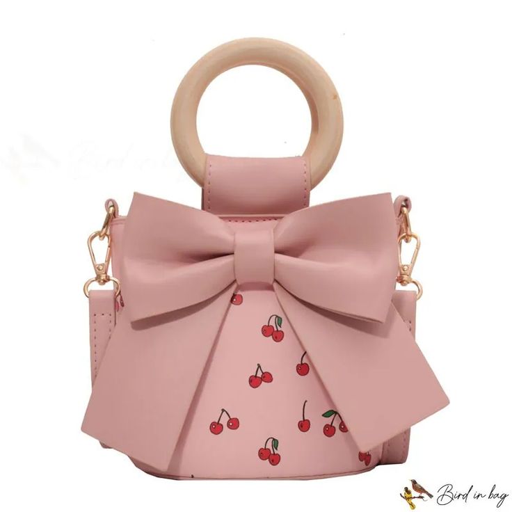 Bird in Bag - Bow tie handbag bag female new design bucket bag fashion shoulder crossbody bag Spring Rectangular Bags With Bow, Trendy Bags With Bow For Daily Use, Trendy Tote Bag With Bow, Trendy Bag With Bow For Everyday Use, Cute Bucket Bags For Spring, Trendy Bow Bags For Everyday Use, Trendy Bags With Bow For Everyday Use, Chic Pink Bucket Bag As Gift, Trendy Everyday Bag With Bow