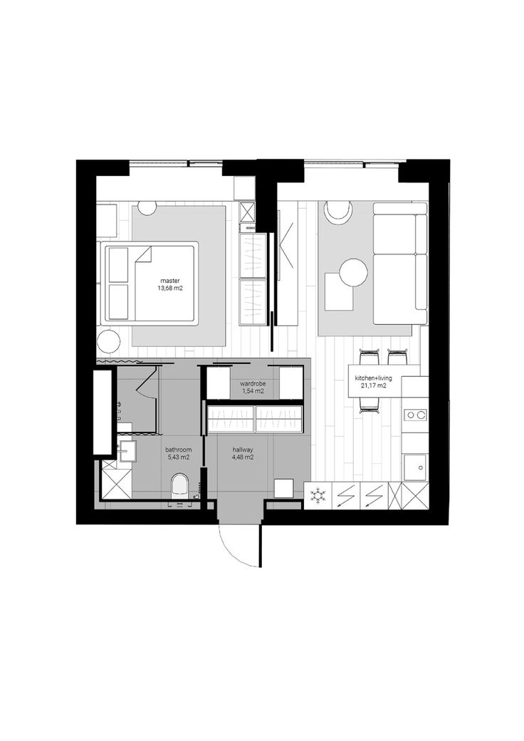 the floor plan for a two bedroom apartment with an attached bathroom and living room area