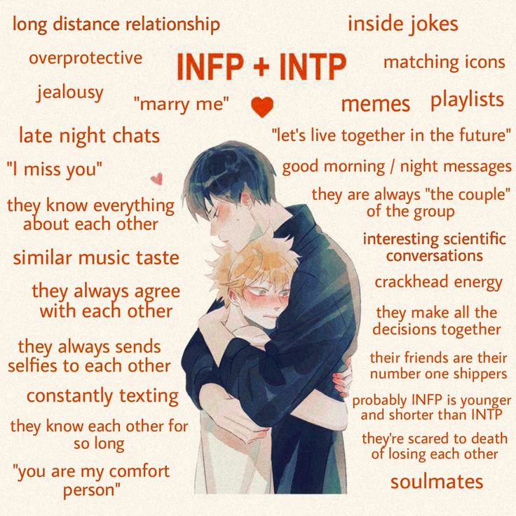 INFP and INTP MBTI personality couple meme Jealousy Memes, Infp Friendship, Intp X Intj, Intp X Infp, Intp Relationships, Infp Intp, Infp Mbti, Intp Mbti, Tapered Pixie