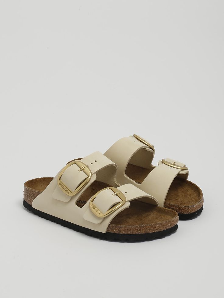 Arizona Big Buckle Sandal from Birkenstock Composition: 100 Leather | Birkenstock Women's Arizona Big Buckle Sandal in Ecru | SS24 Birkenstock Big Buckle, Birkenstock Arizona Big Buckle, Outfit Pics, Arizona Big Buckle, Birkenstock Women, Buckle Sandals, Birkenstock Arizona, Birkenstock, Leather Women