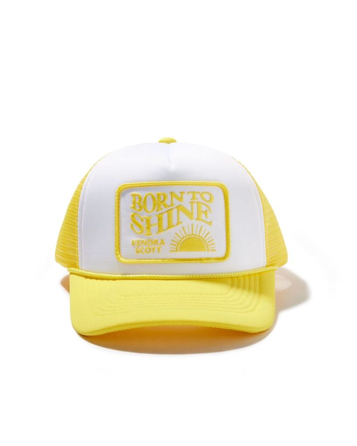 Preppy Hat, Born To Shine, Preppy Accessories, Trendy Hat, Hat Ideas, Birthday Wishlist, Cute Hats, Mellow Yellow, Workout Accessories