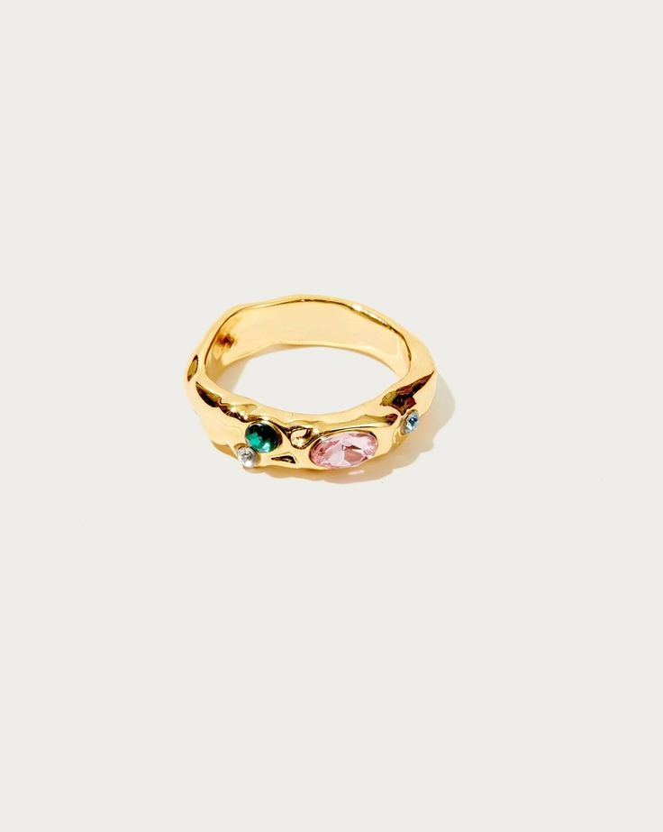 Gold Midday Ring | En Route Jewelry En Route Jewelry, Hard Metal, Jewelry Lookbook, Zambia, Jewelry Inspo, Dream Jewelry, Sierra Leone, Botswana, Cz Stone