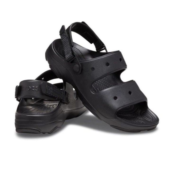 Crocs Unisex-Adult Classic All Terrain Sandals, Black-Sz 8m/10w. Condition Is New With Box. Shipped With Usps Priority Mail. Black Double Strap Synthetic Sport Sandals, Black Synthetic Double Strap Sport Sandals, Adjustable Black Sandals With Arch Support, Black Double Strap Slides For Summer, Black Closed Toe Slides With Buckle Closure, Black Double Strap Sport Sandals With Removable Insole, Black Synthetic Sandals With Ankle Strap, Black Synthetic Ankle Strap Sandals, Black Open Toe Slides With Buckle Closure