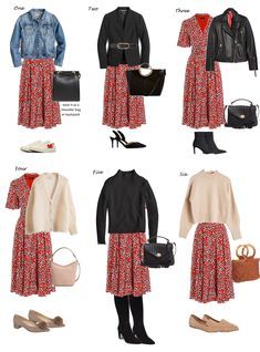 Classic Wardrobe Outfits, Ways To Wear A Dress, Outfits Leggins, Vetements Shoes, Modest Summer Dresses, Modest Summer, Fashion Capsule Wardrobe, Dresses Modest, Fall Capsule Wardrobe