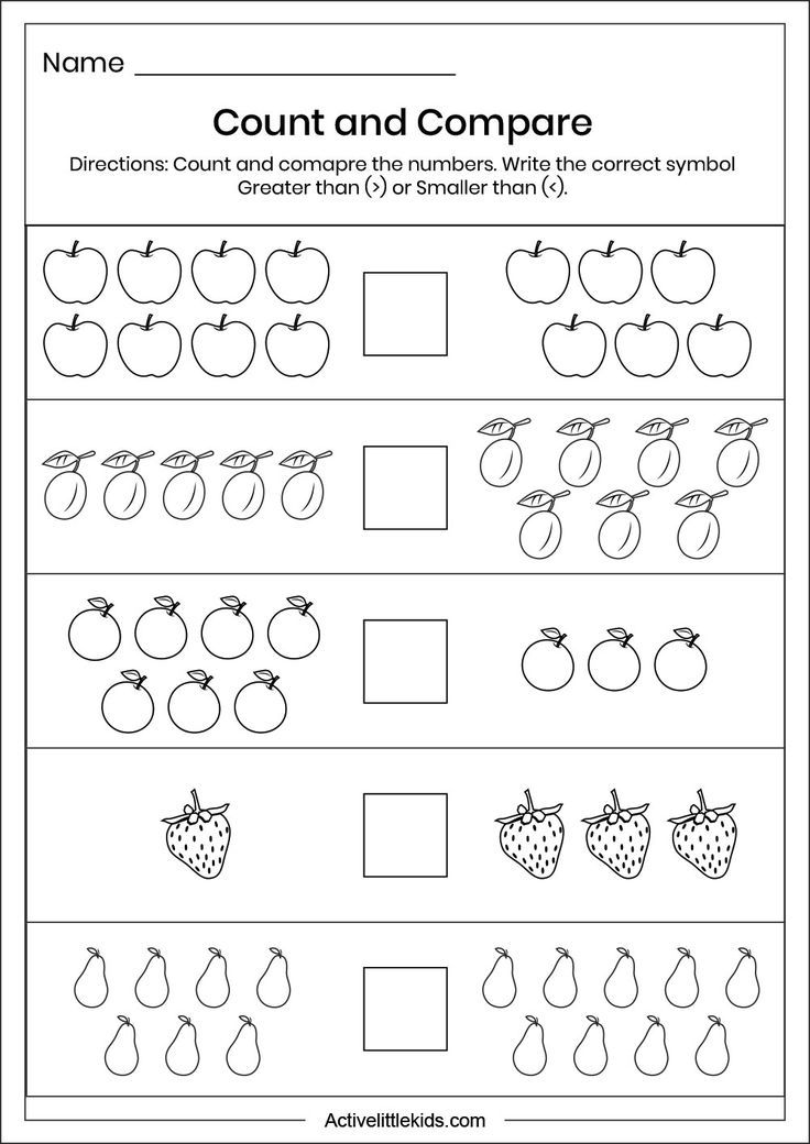 worksheet for counting the numbers to 10 with apples and pears on it