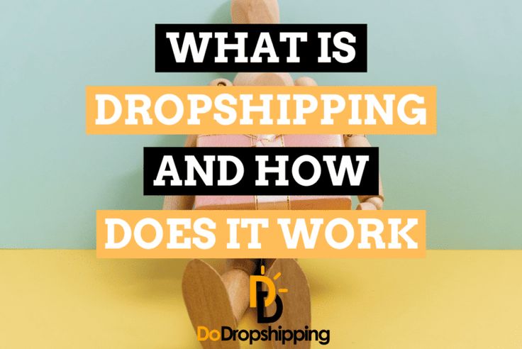 a teddy bear with the words what is dropshiping and how does it work?